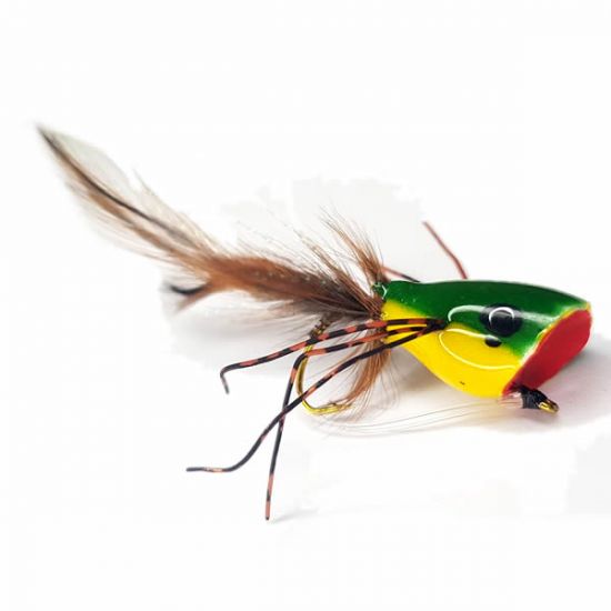 Bass Popper - Green / Yellow