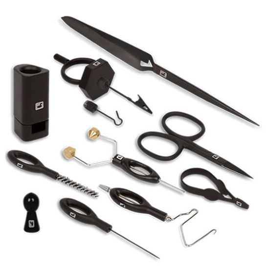 Kit Complete Fly Tying Tools Black