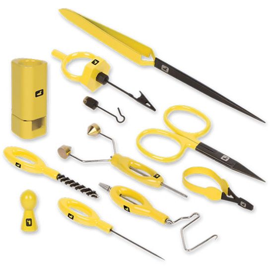 Kit Complete Fly Tying Tools Yellow