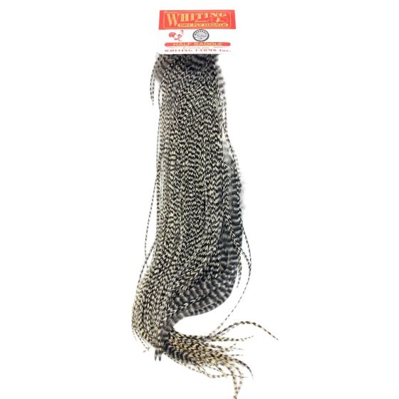 SADDLE 1/2 WHITING SILVER - GRIZZLY